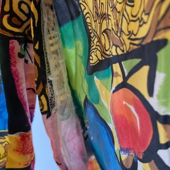 VINTAGE Fashion Network 100% silk blouse - Picture 10 of 11